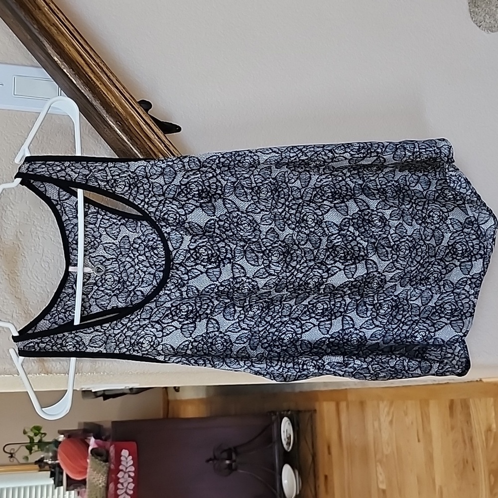 Lace look tank